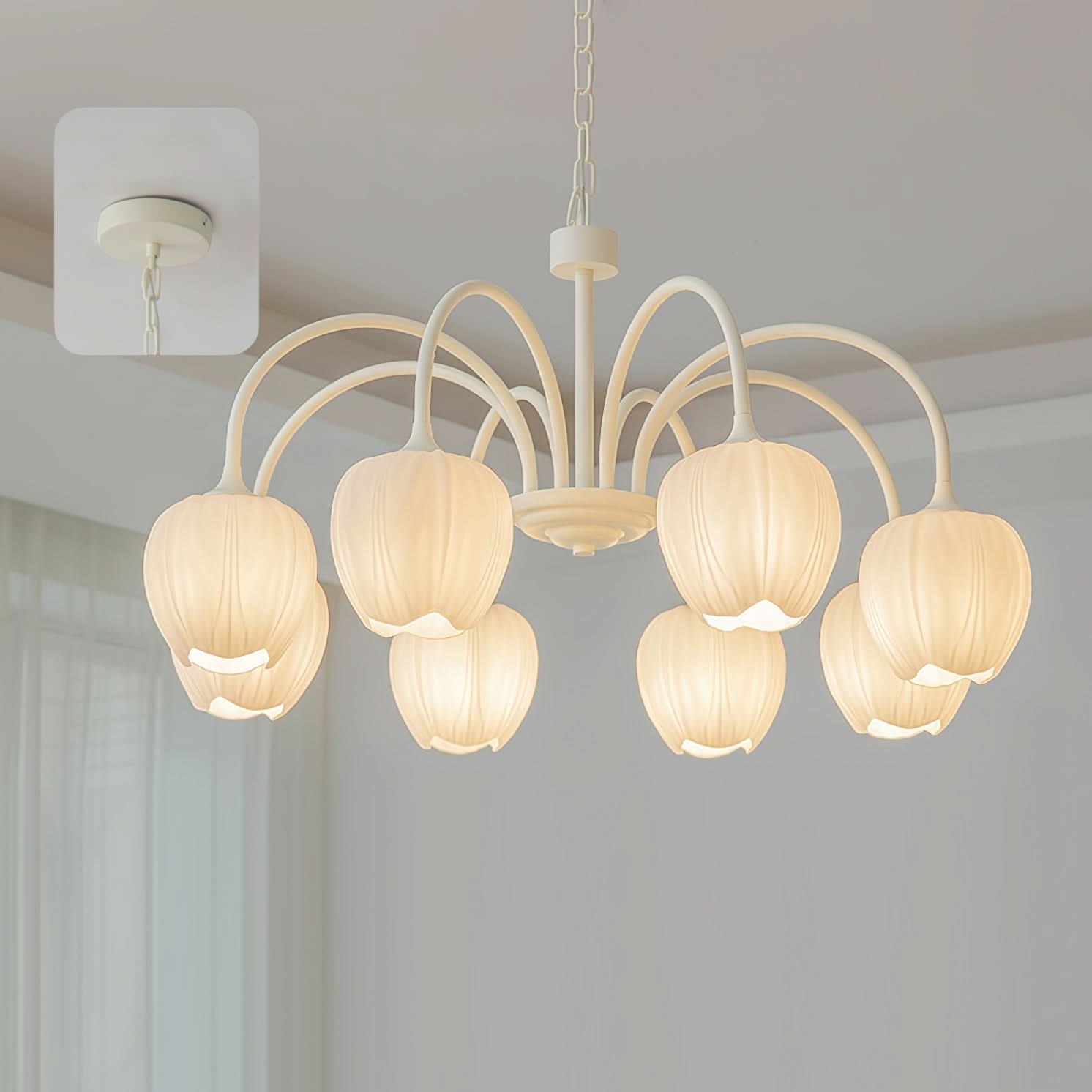 Lampadario LED Tulip Matcha