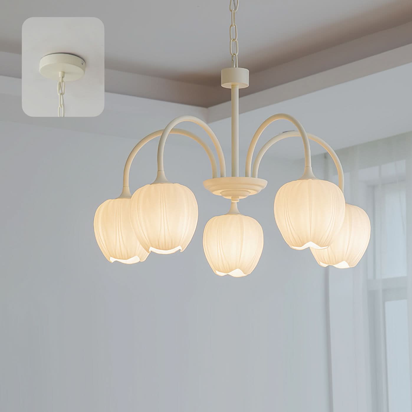 Lampadario LED Tulip Matcha