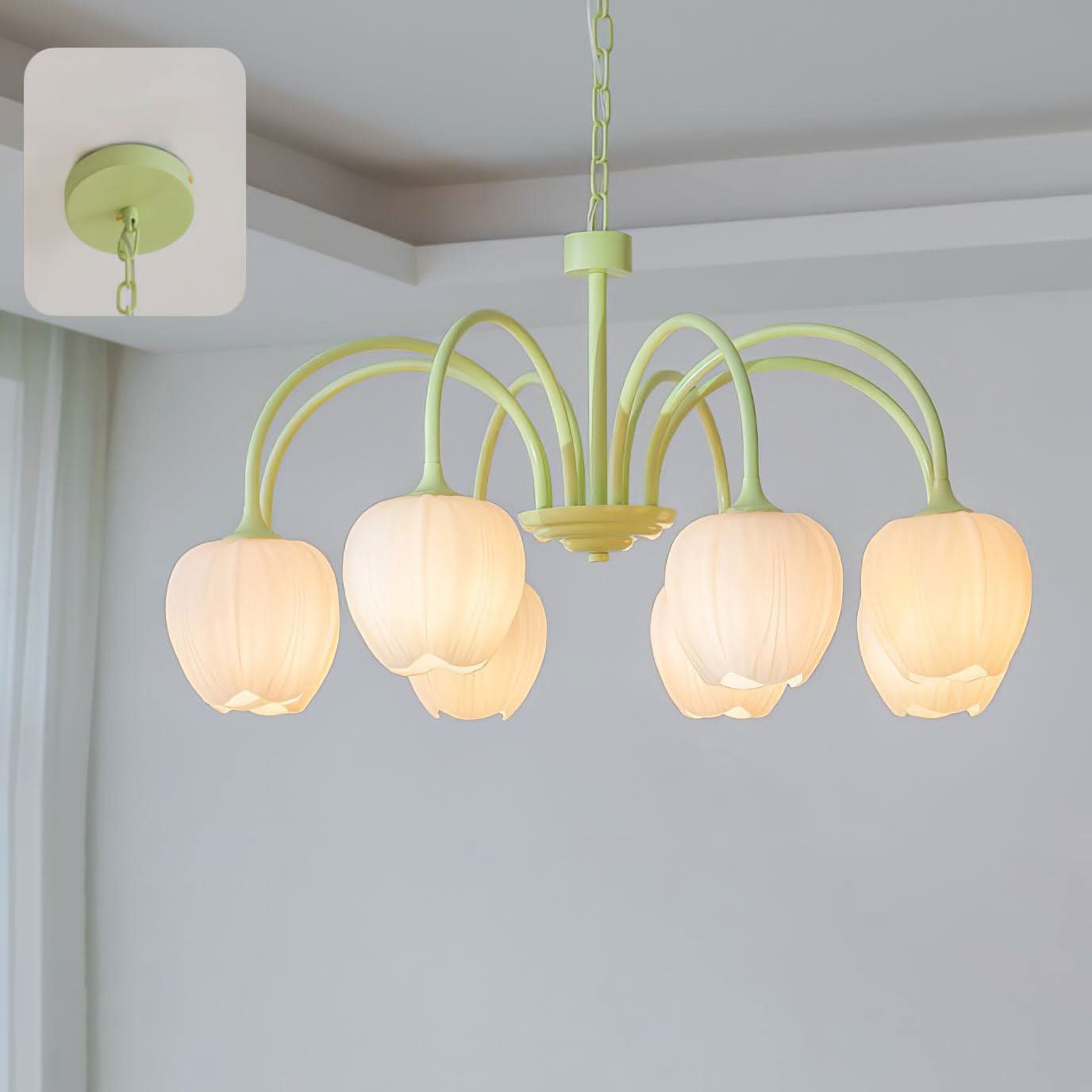 Lampadario LED Tulip Matcha