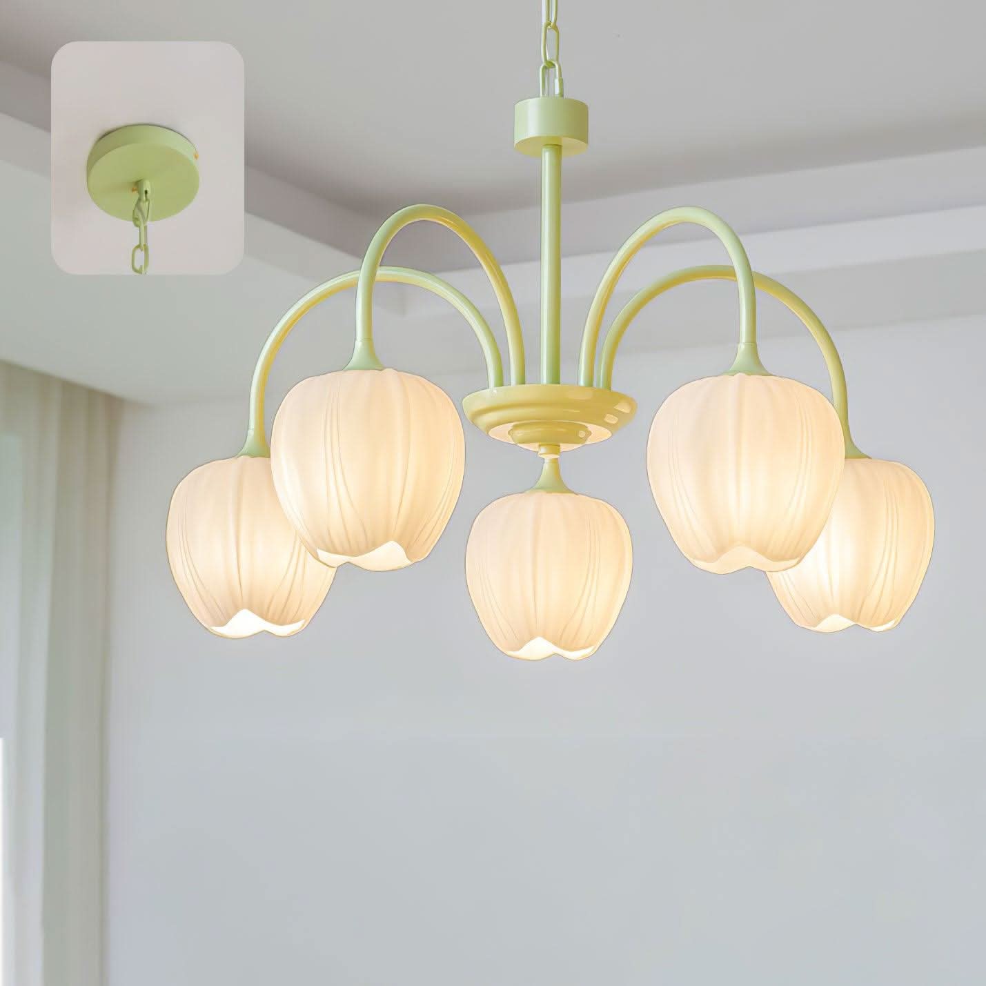 Lampadario LED Tulip Matcha