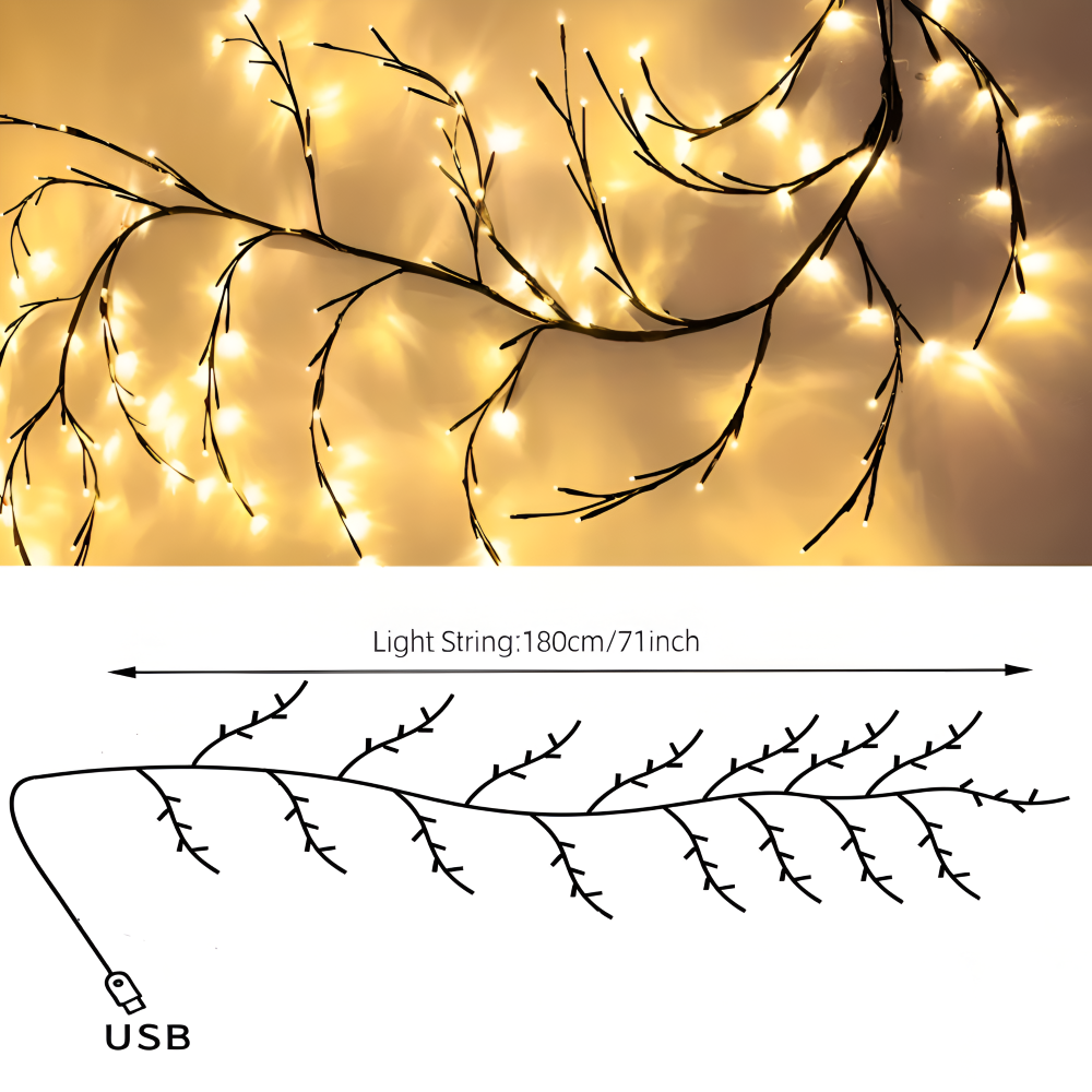 TwinkVine – Illuminazione LED Flessibile per Natale e Decorazione