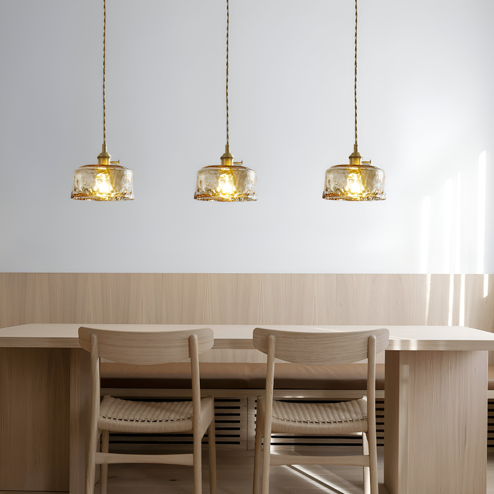Brassoria – Lampada a sospensione vintage in ottone antico