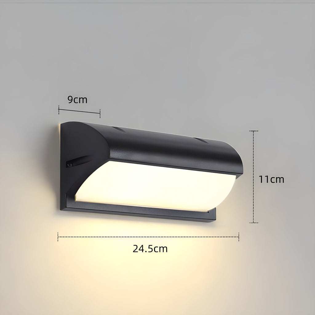 Lampada da parete LED impermeabile con sensore di movimento per esterni