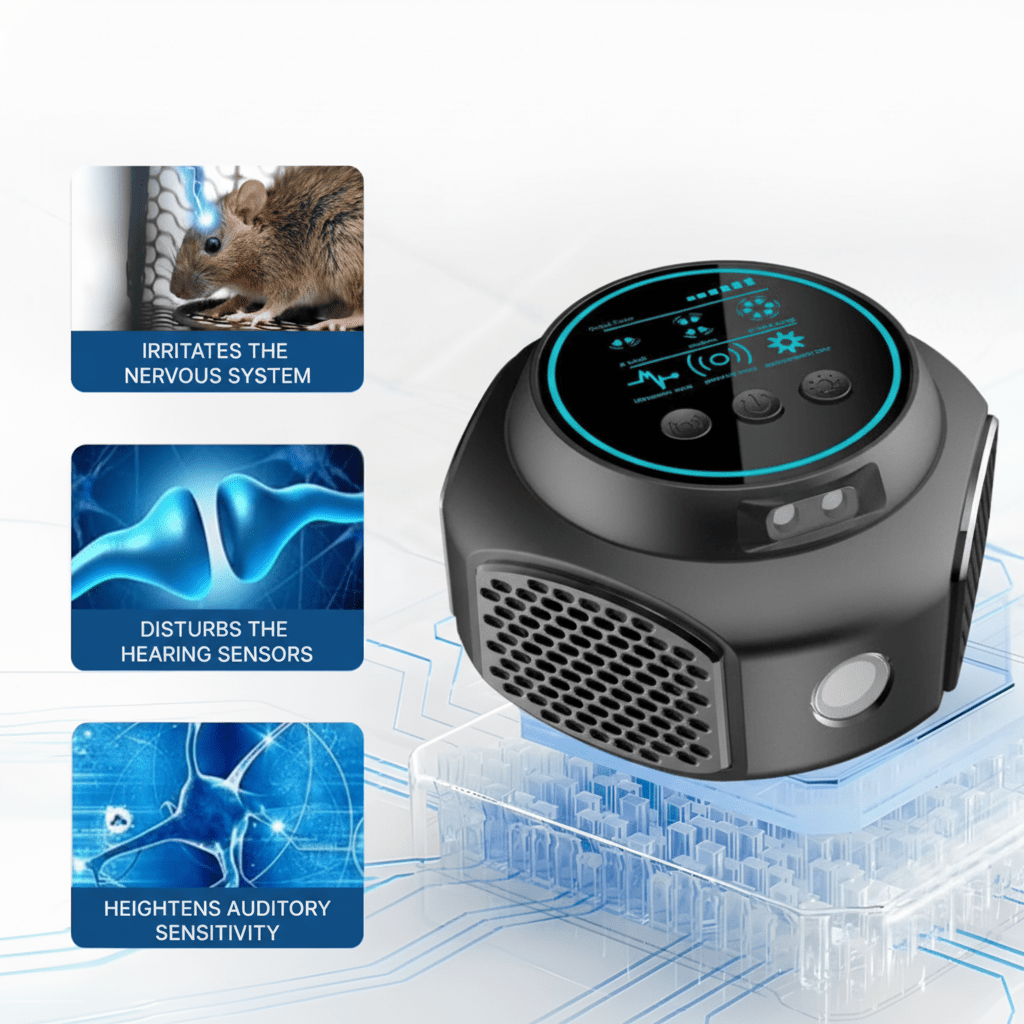 NAGETIERSTOP – Dispositivo Ultrasuoni Plug-in