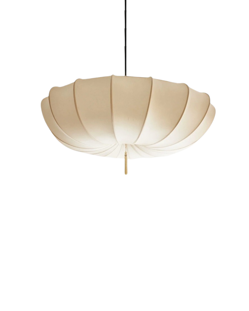 Velara | Lampada a Sospensione in Tessuto Contemporanea con Design Sculpturale a Nuvola e Illuminazione Ambientale Calda