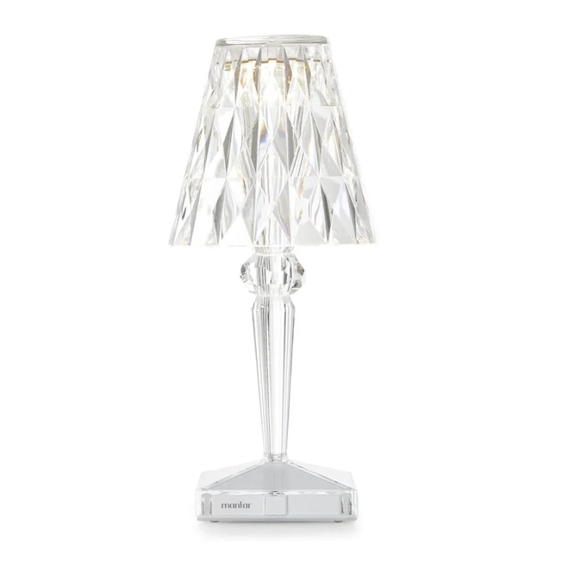 Lampada da tavolo chic con design in cristallo - CrystalLuxe