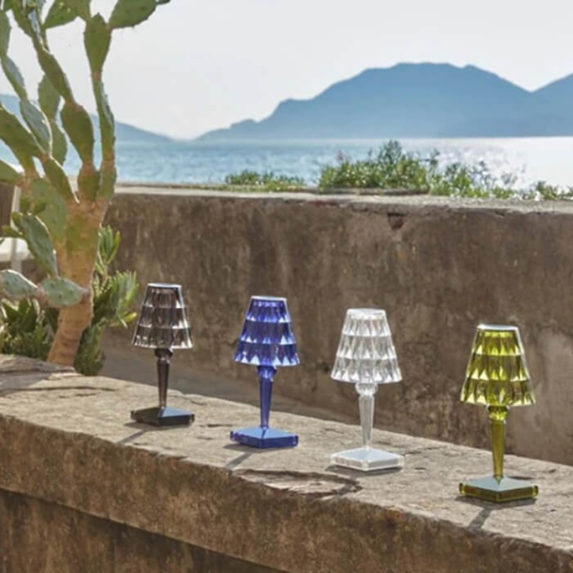 Lampada da tavolo chic con design in cristallo - CrystalLuxe