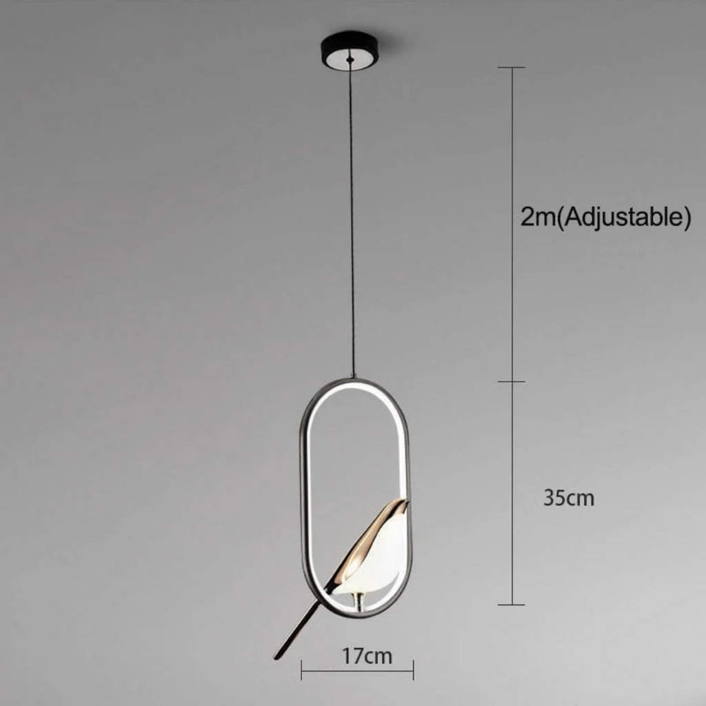 Lampada da parete LED rotante - LuminaBird