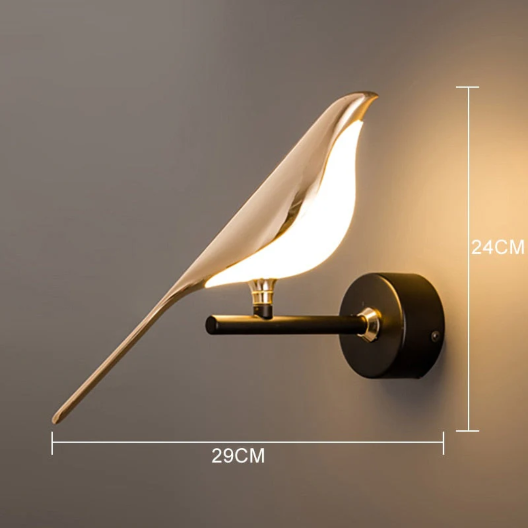 Lampada da parete LED rotante - LuminaBird