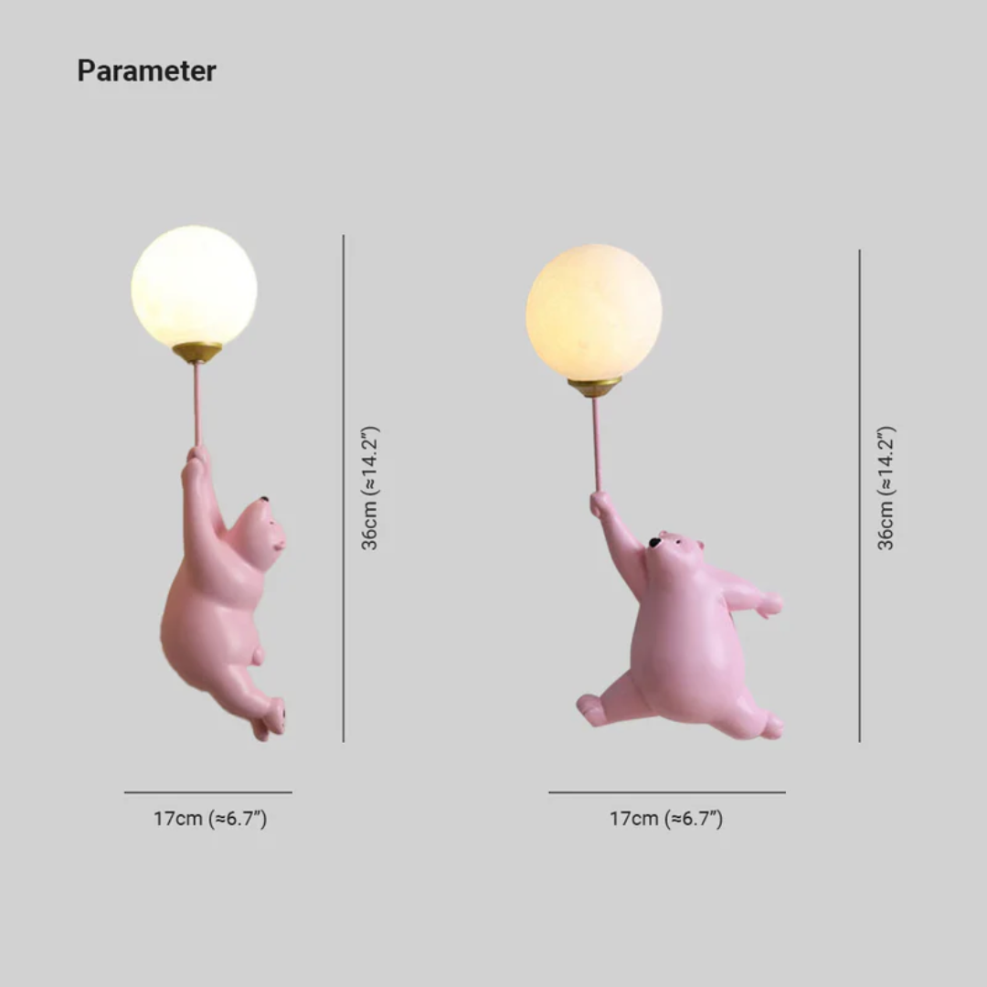 Lampada da parete LED Designer Bär - TeddyGlow