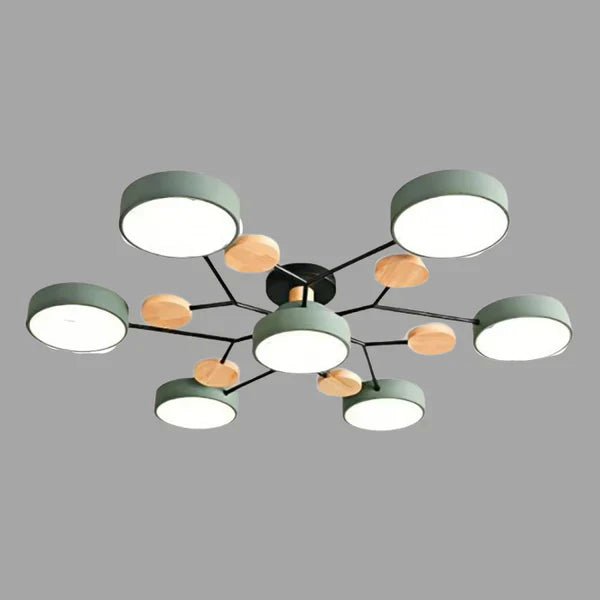 Lampada da soffitto LED ramificata scandinava