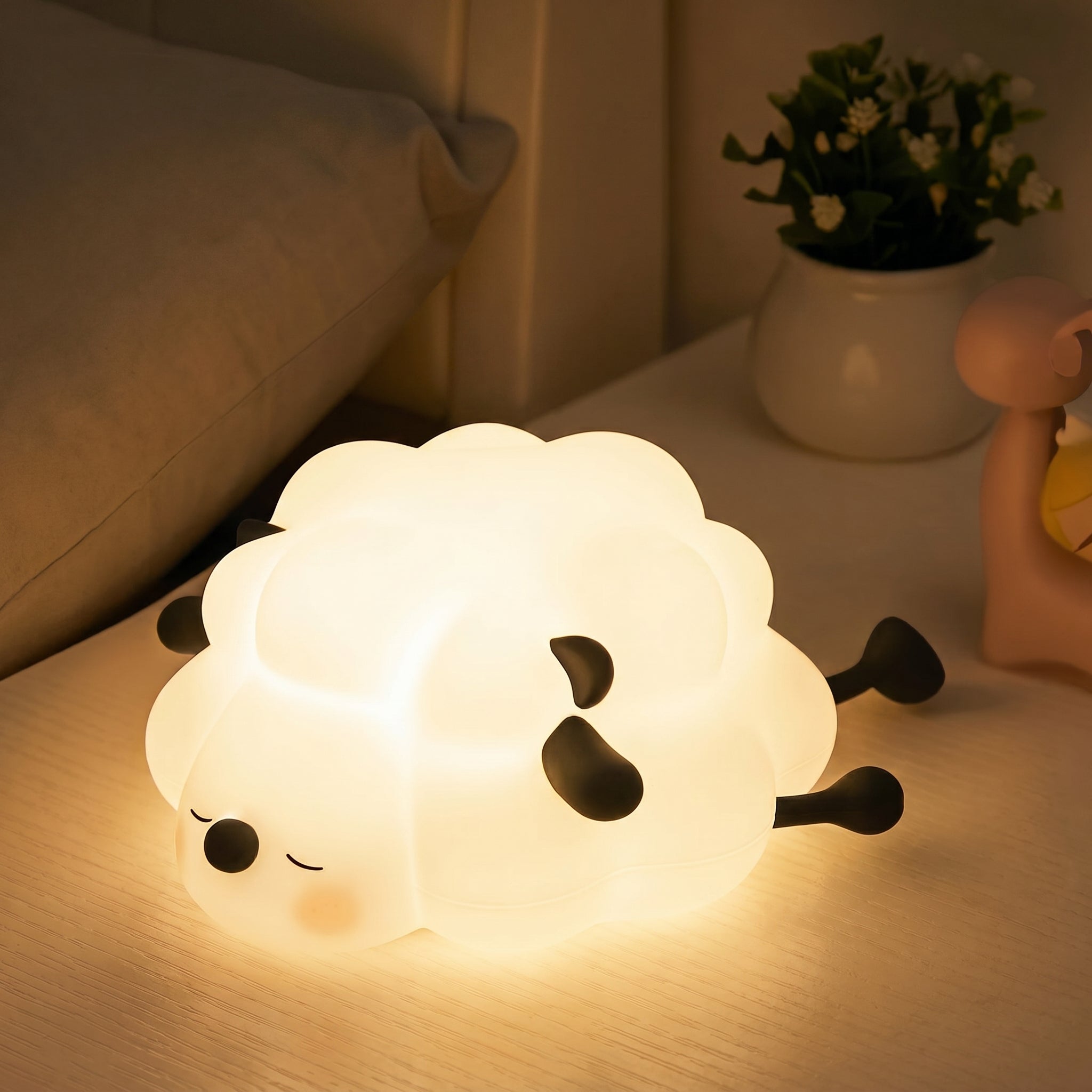Luce Notturna LED Morbida Design Animale Carino