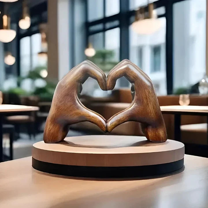 LoveWood™ – Scultura decorativa moderna come simbolo di unione senza tempo