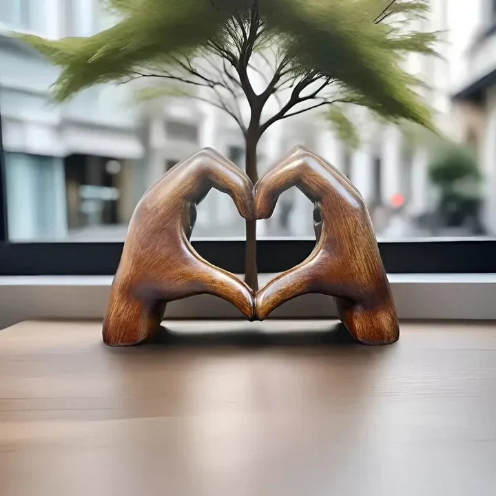 LoveWood™ – Scultura decorativa moderna come simbolo di unione senza tempo