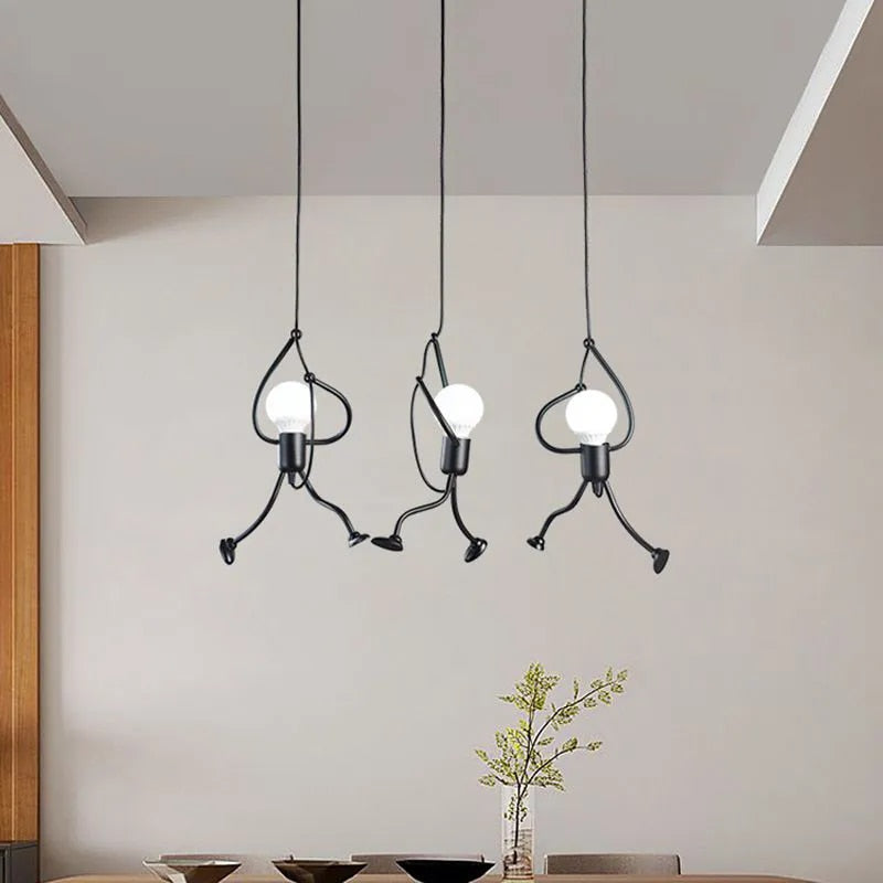 FunkyLight | Retro Iron Man - Lampade da soffitto