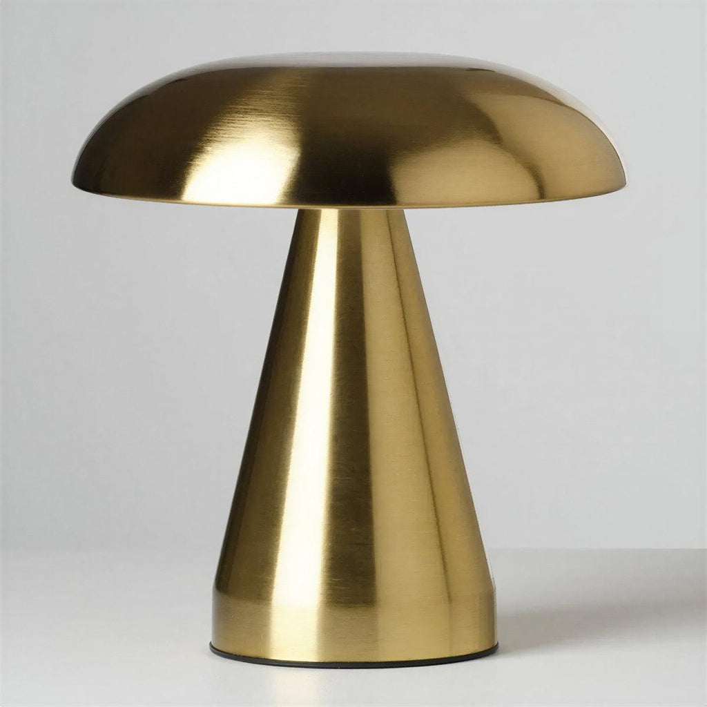 Lampada da Tavolo in Stile Vintage a Forma di Fungo con Illuminazione Calda