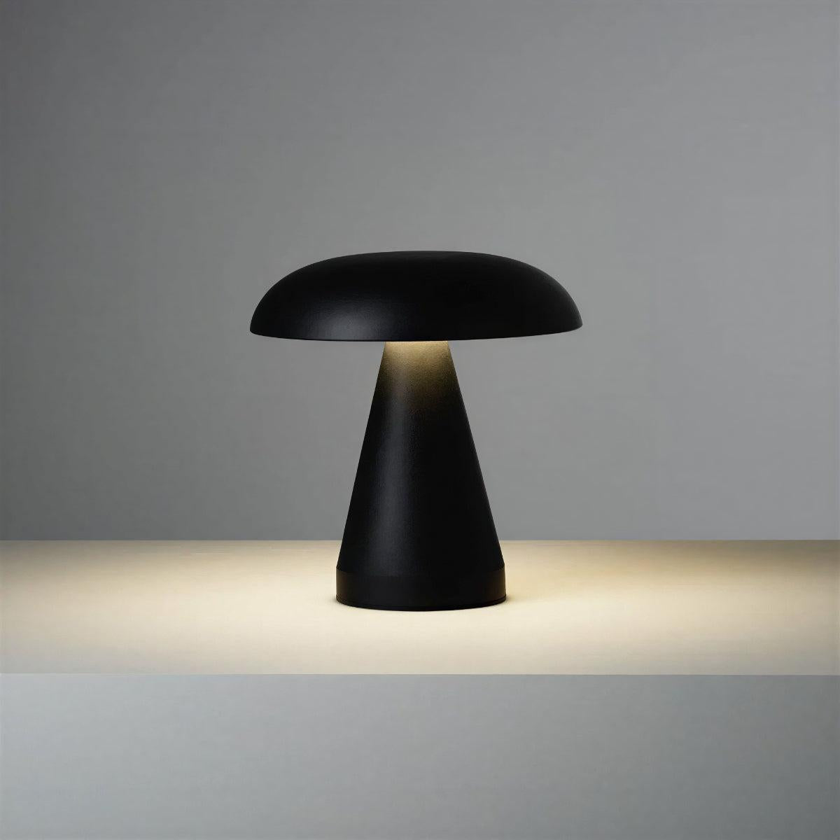 Lampada da Tavolo in Stile Vintage a Forma di Fungo con Illuminazione Calda