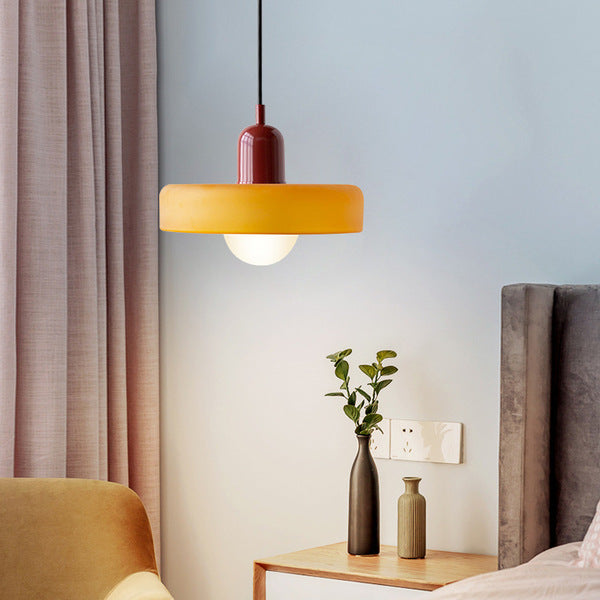 Lampada a sospensione in vetro colorato - BauLume