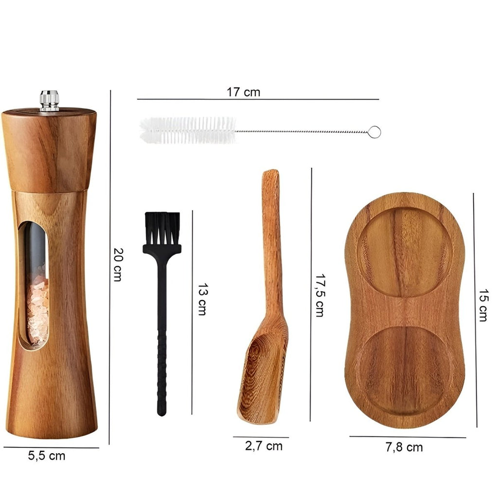 TABLEOAK – Eleganti macina sale e pepe in legno per una concia precisa