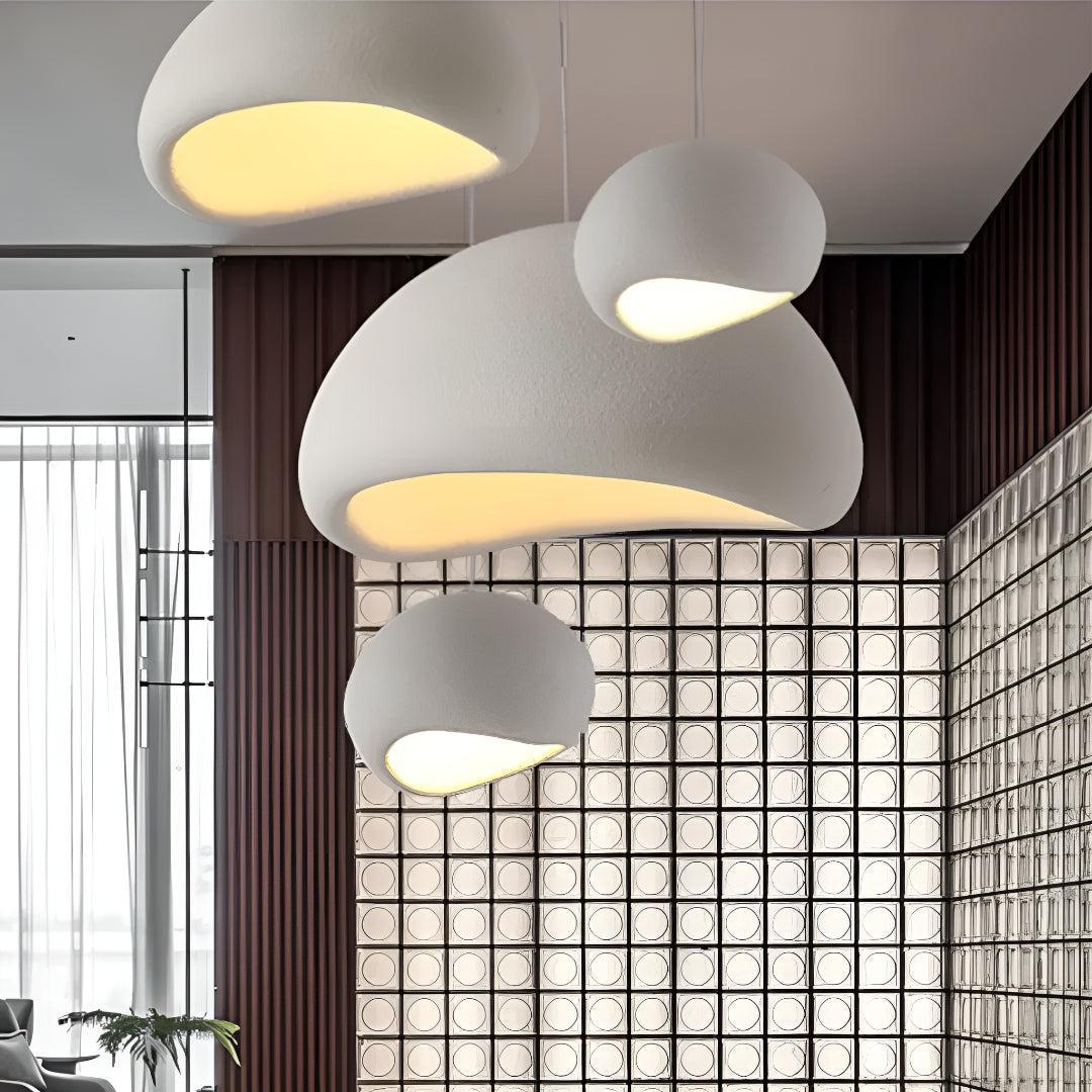 Lampada a sospensione Wabi Sabi con lampada moderna e luce LED
