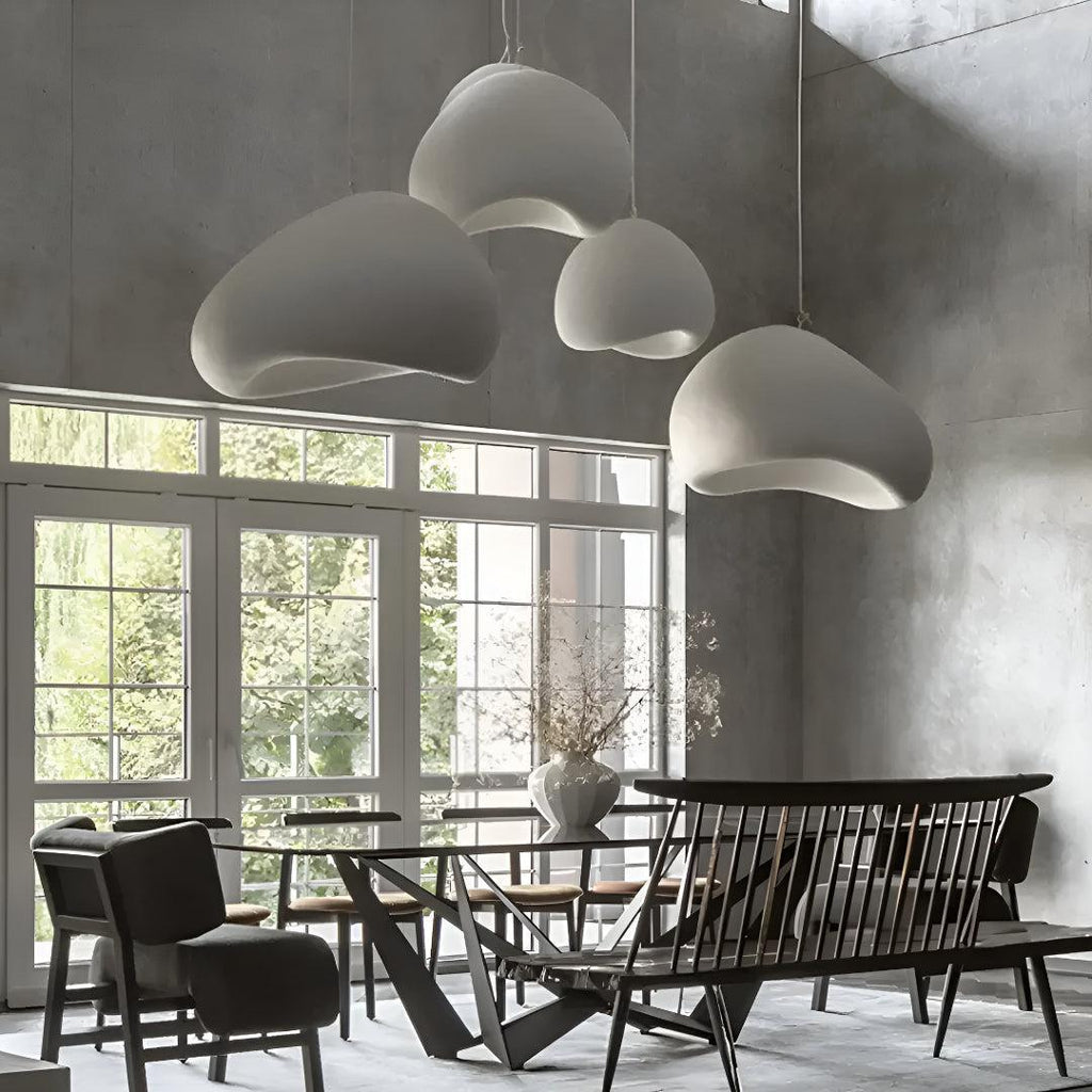 Lampada a sospensione Wabi Sabi con lampada moderna e luce LED