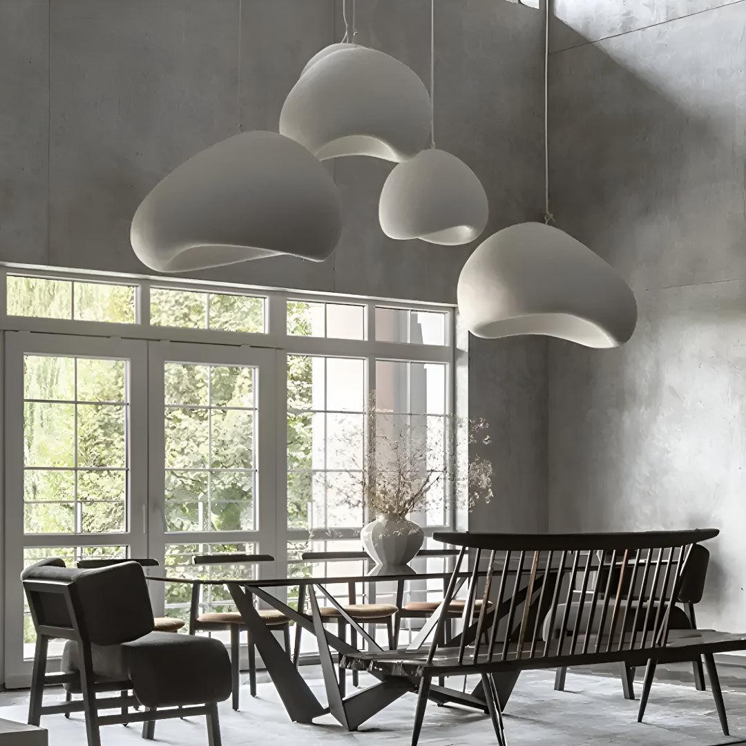 Lampada a sospensione Wabi Sabi con lampada moderna e luce LED