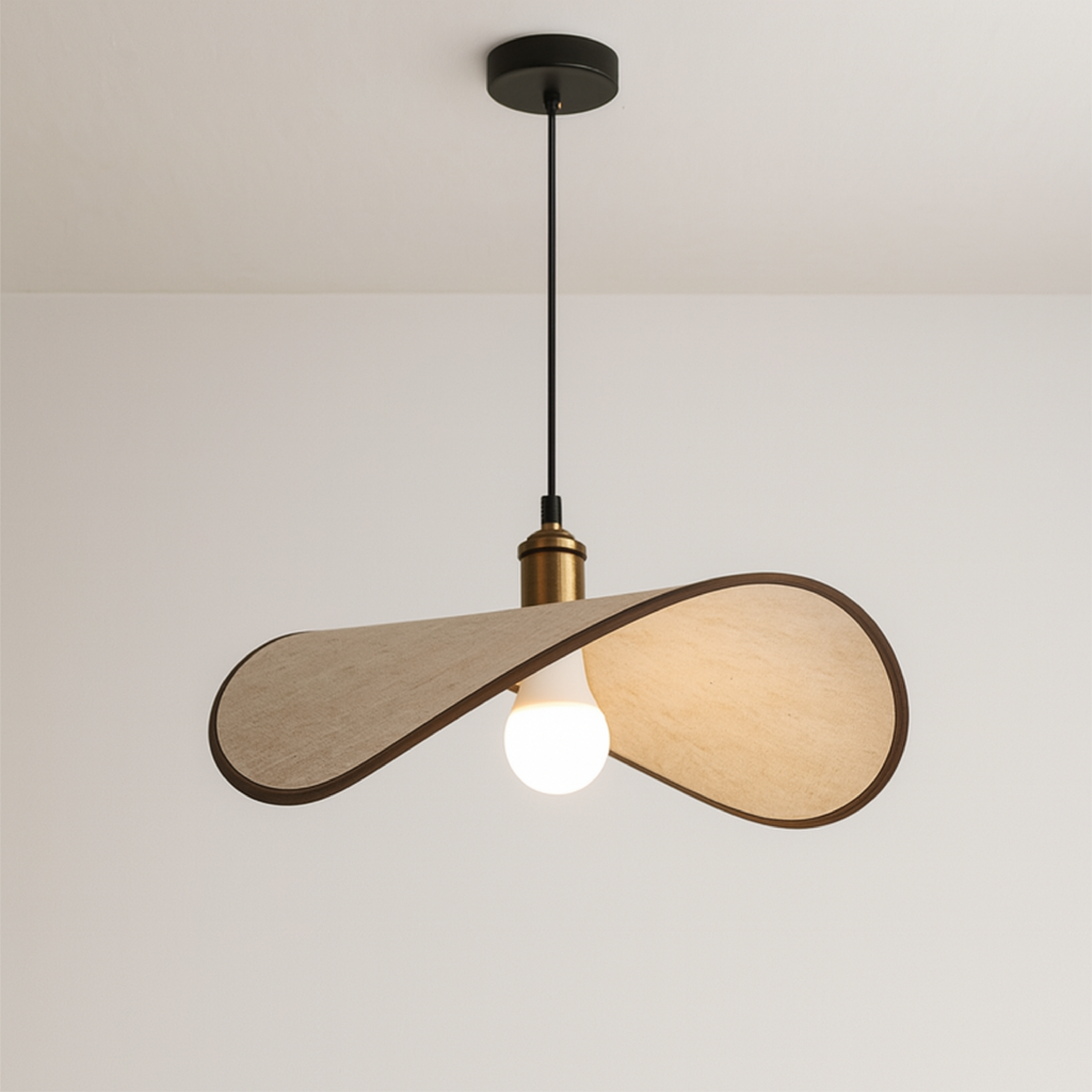 Lampada a Sospensione a Fiore Wabi Sabi per Interni Moderni Minimalisti
