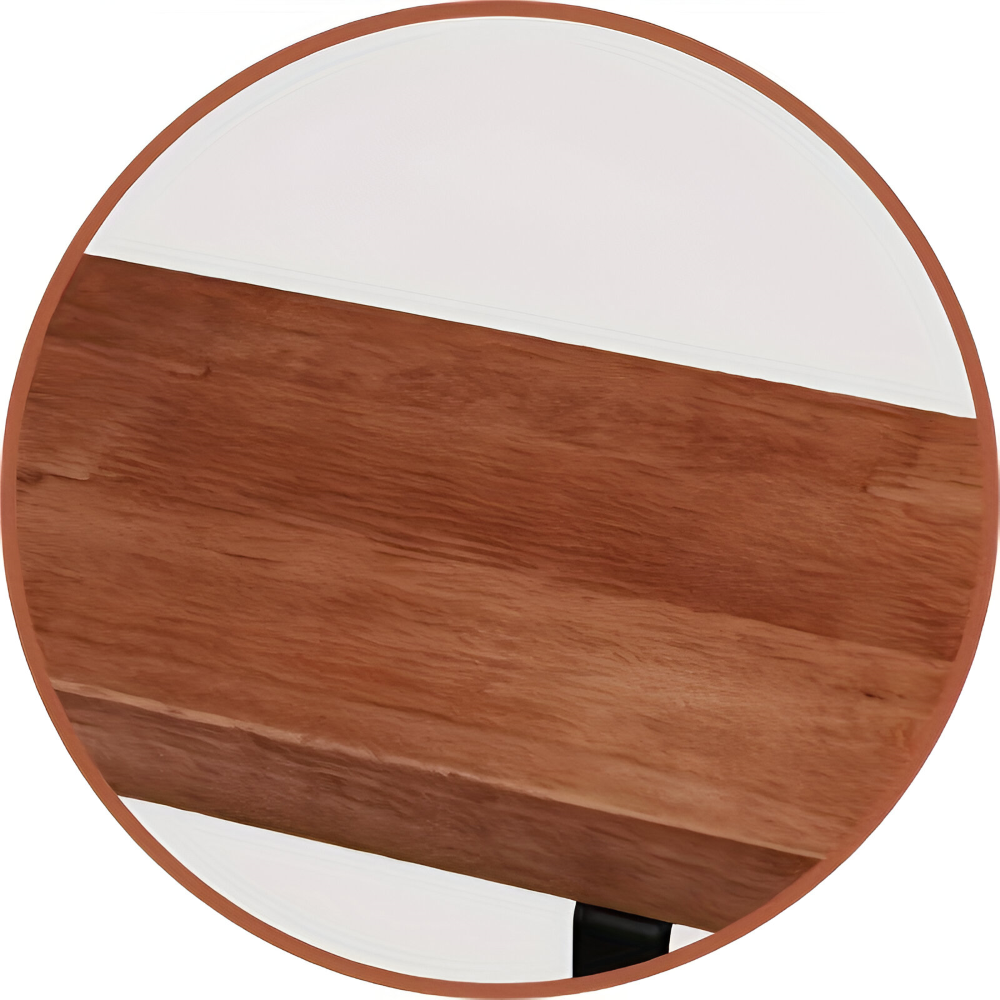 WoodRail Duo – Elegante Porta Asciugamani Doppio da Parete in Legno e Metallo