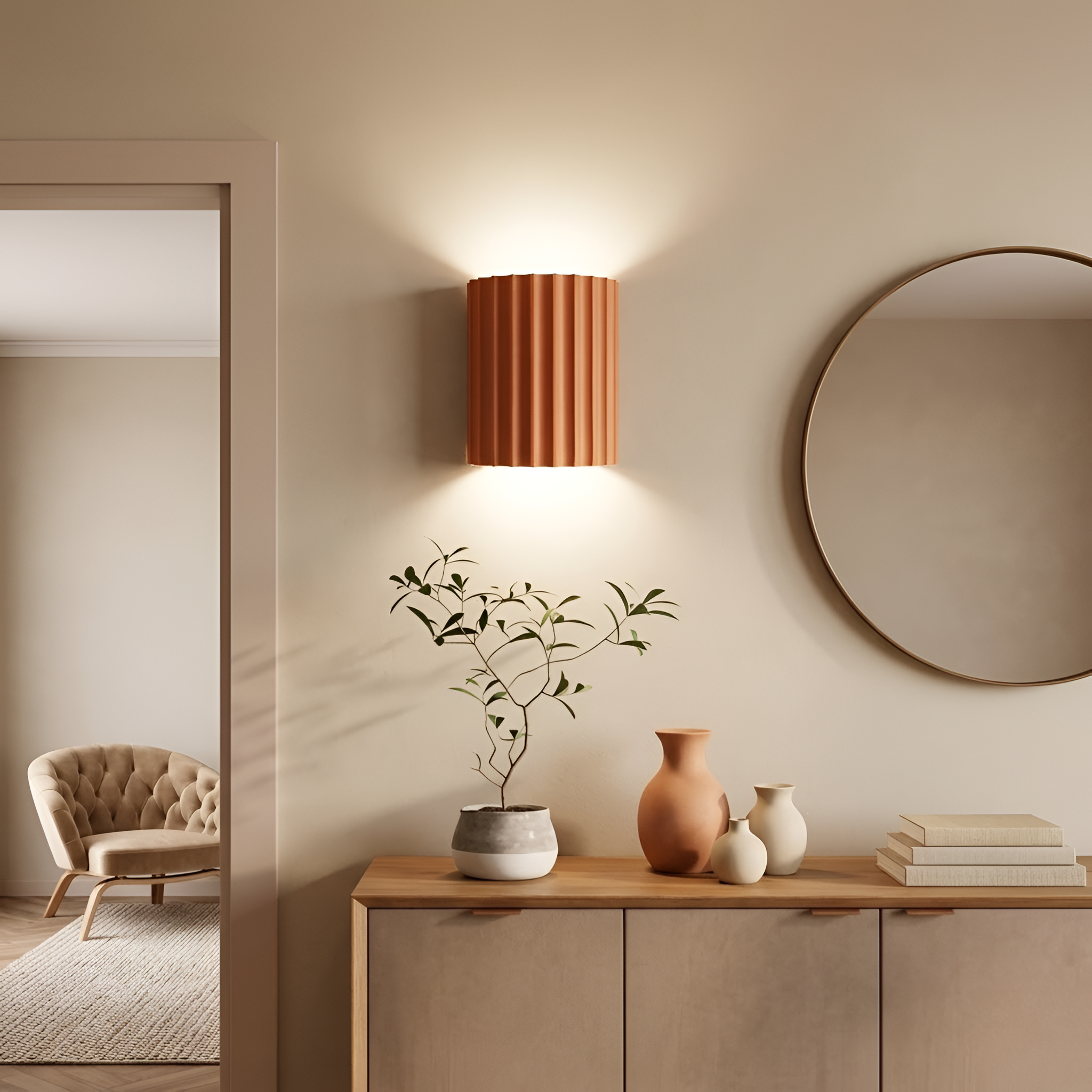 Rowdy - Moderna applique a LED per interni