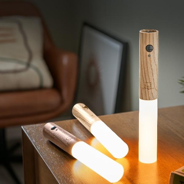 Lampada da parete | Sensore di movimento | Senza fili | Woodlamp