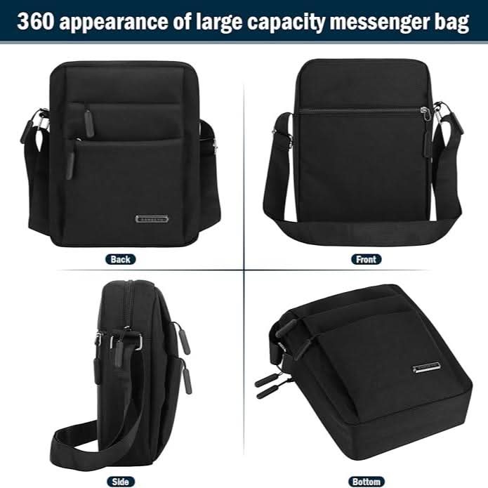 METROSAFE – Borsa a Spalla Impermeabile da Uomo con Design Antifurto