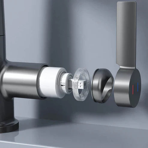 Rubinetto estraibile girevole a 360° | Indicatore di temperatura LED | 5 modalità di spruzzo | | Flowsense