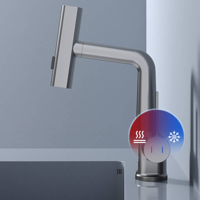 Rubinetto estraibile girevole a 360° | Indicatore di temperatura LED | 5 modalità di spruzzo | | Flowsense