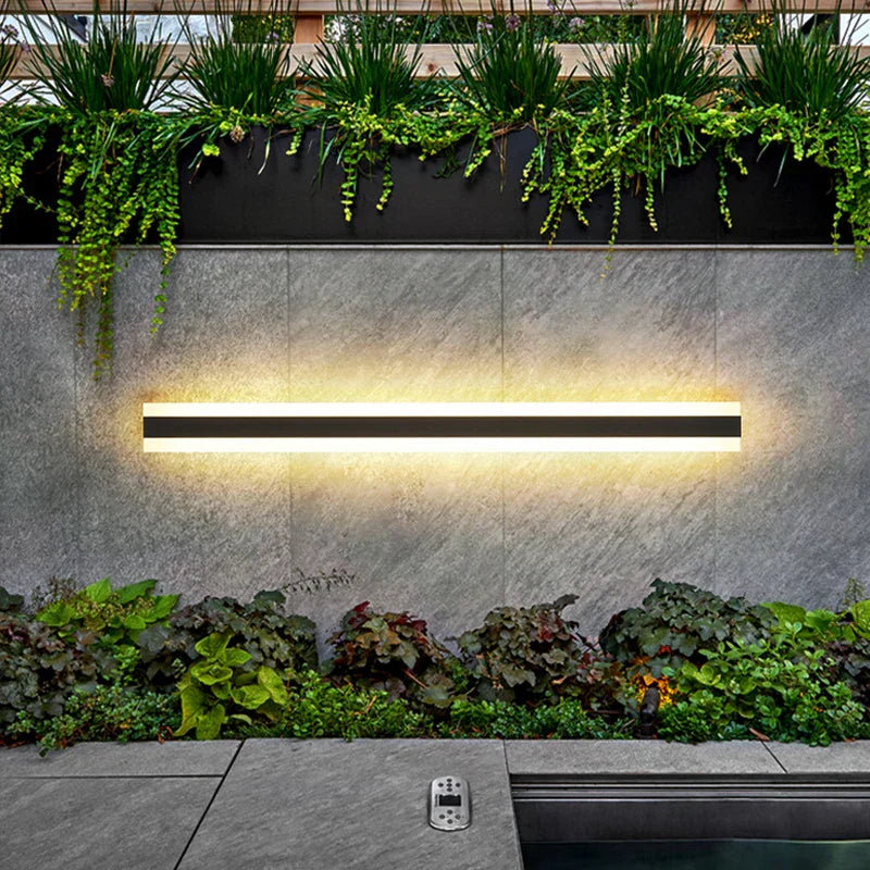 Lampada da parete LED impermeabile per esterni | Design moderno per giardino, terrazza e facciata | Impermeabile IP65 | Efficiente dal punto di vista energetico | Brehn