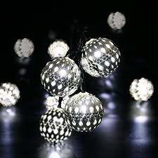 MarocGlow Stringa di Luci Solari – Stringa di Luci LED Marocchina Impermeabile per Esterni