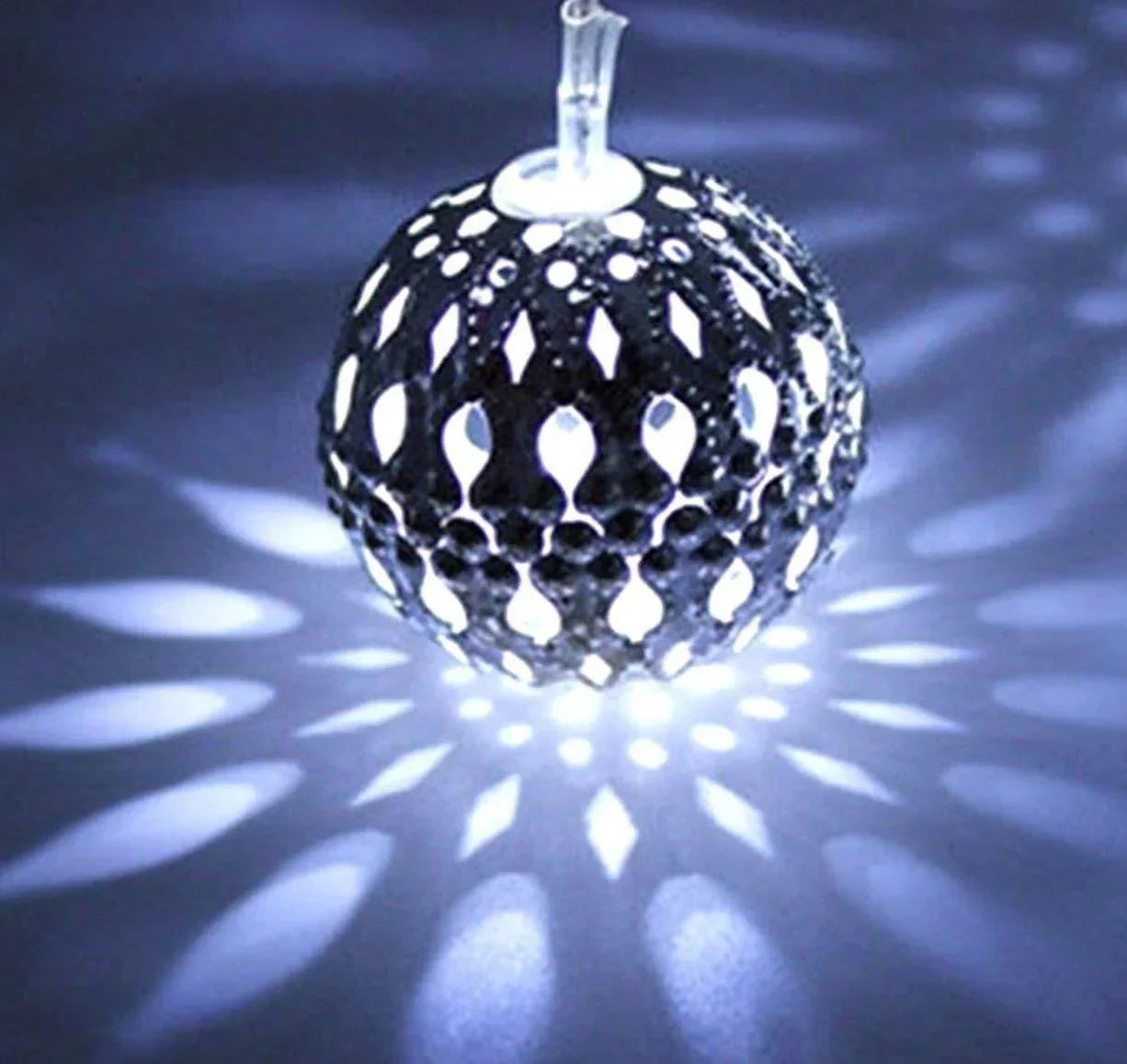 MarocGlow Stringa di Luci Solari – Stringa di Luci LED Marocchina Impermeabile per Esterni