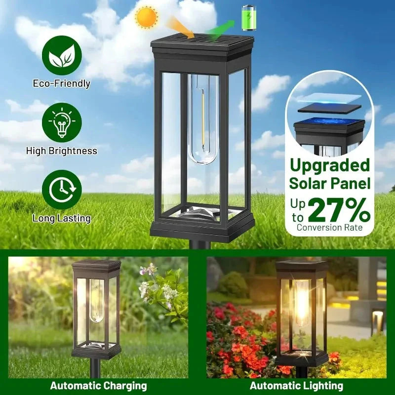 Luci da Giardino | Accensione Automatica al Crepuscolo | Resistente alle Intemperie | GiardinoFaro
