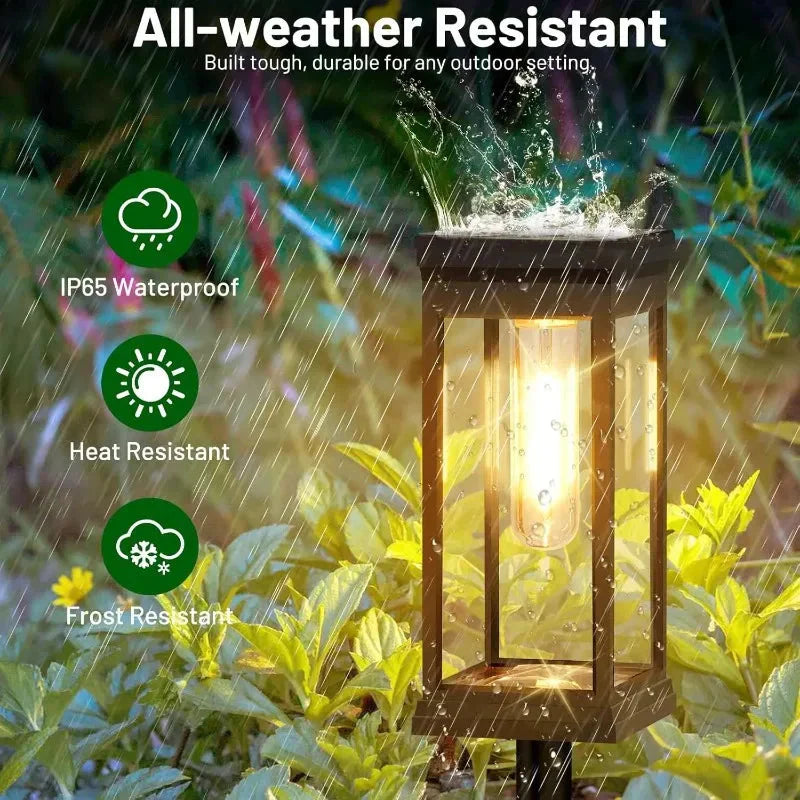 Luci da Giardino | Accensione Automatica al Crepuscolo | Resistente alle Intemperie | GiardinoFaro