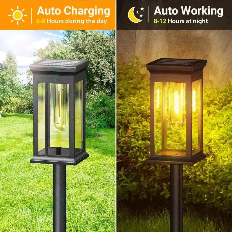 Luci da Giardino | Accensione Automatica al Crepuscolo | Resistente alle Intemperie | GiardinoFaro
