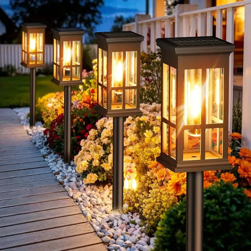 Luci da Giardino | Accensione Automatica al Crepuscolo | Resistente alle Intemperie | GiardinoFaro