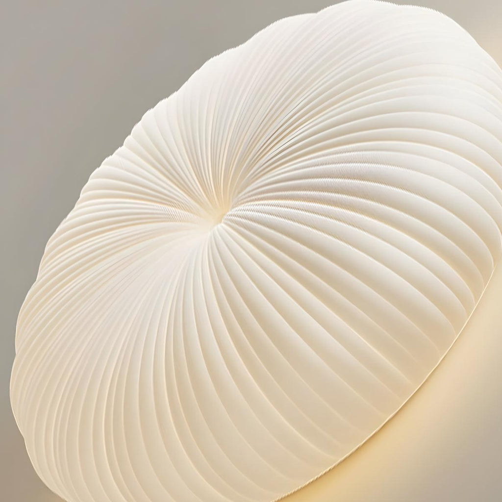 Lampada da soffitto a donut bianca con controllo remoto dimmerabile