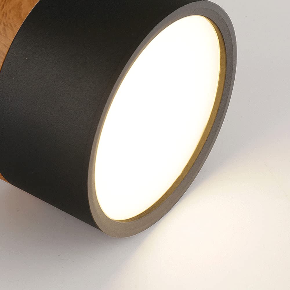 Lampada da soffitto LED moderna a montaggio a incasso cilindrica