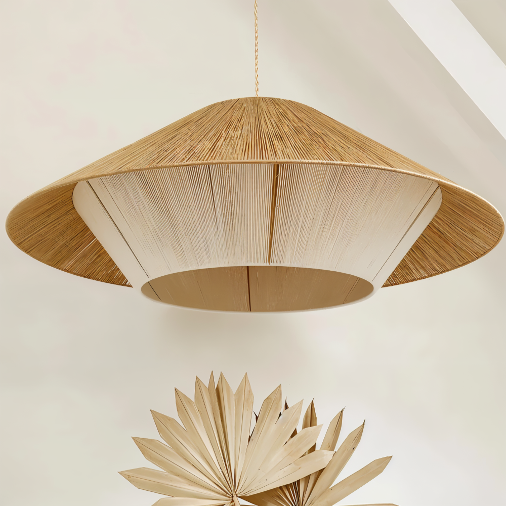 Zenboku – Lampada a soffitto ispirata al Giappone in stile Wabi-Sabi