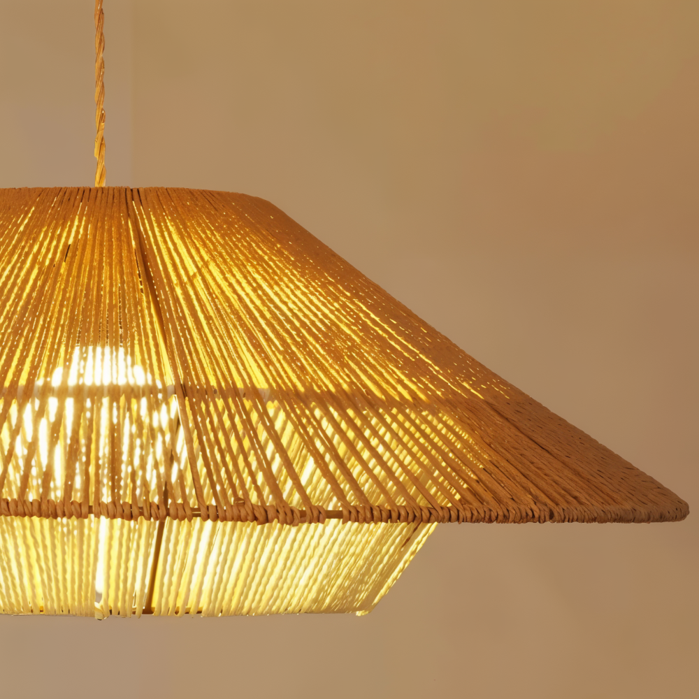 Zenboku – Lampada a soffitto ispirata al Giappone in stile Wabi-Sabi