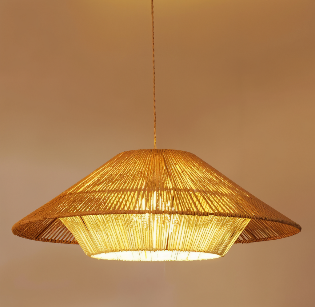 Zenboku – Lampada a soffitto ispirata al Giappone in stile Wabi-Sabi