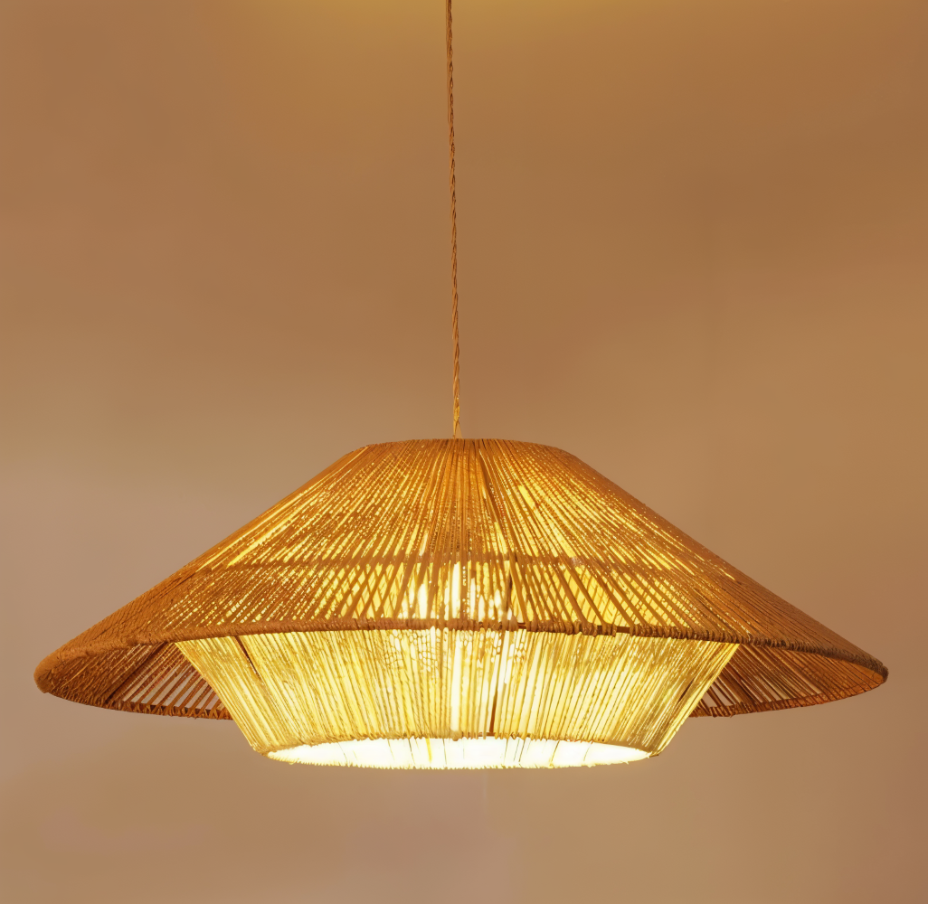 Zenboku – Lampada a soffitto ispirata al Giappone in stile Wabi-Sabi