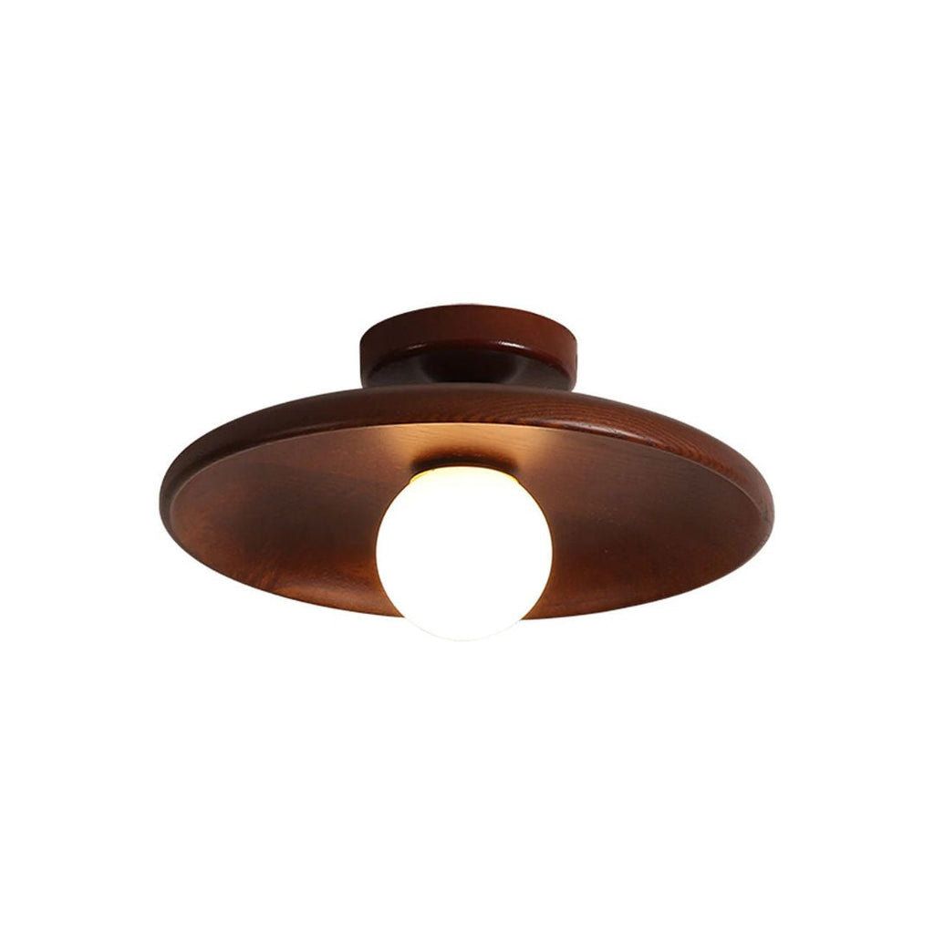 Liorra | Lampada da soffitto in legno con luce diffusa morbida per camere da letto e corridoi
