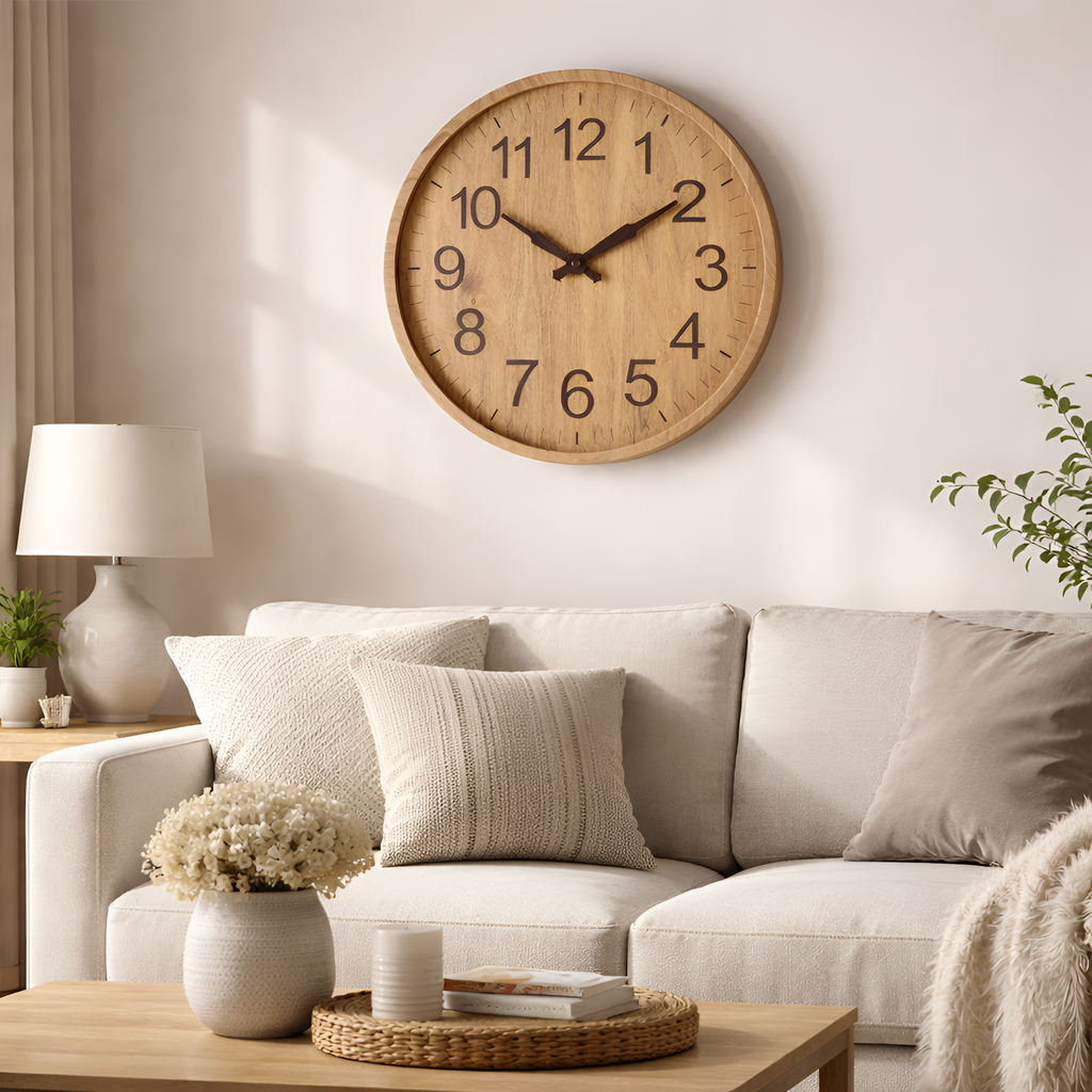 Austin - Orologio minimalista in stile legno