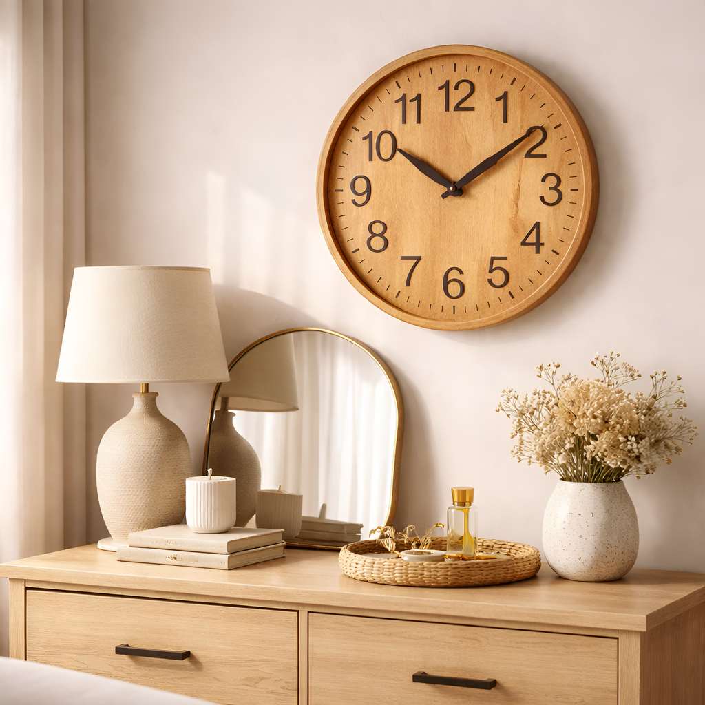 Austin - Orologio minimalista in stile legno