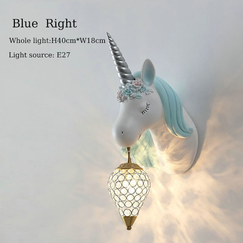 Magico Lampada da Parete a Unicorno per Bambini – Luce Giocosa e Calda